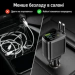 Автомобільний швидкий зарядний пристрій із підсвічуванням «Зоряне небо» — Проблема та рішення
