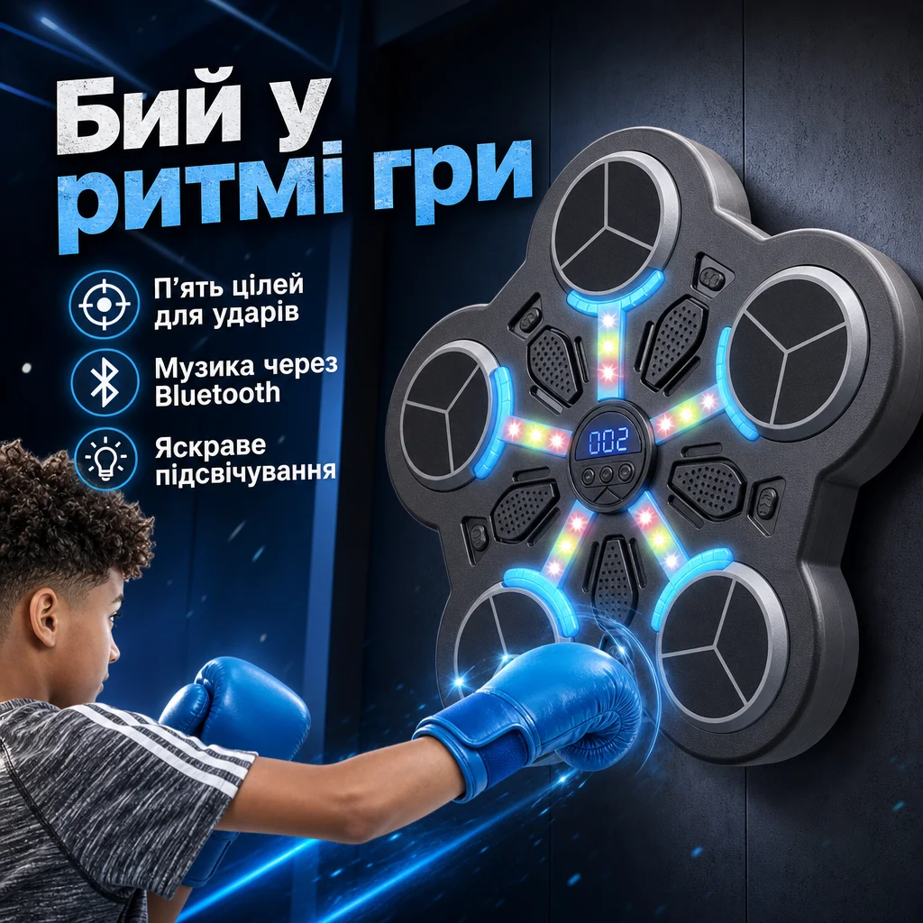 Дитяча музична боксерська машина з Bluetooth — Головне зображення