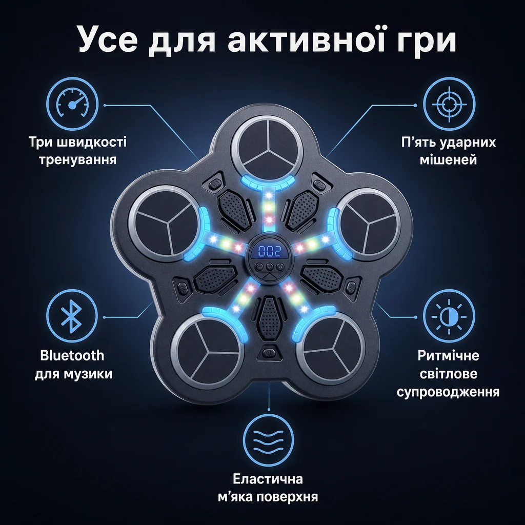 Дитяча музична боксерська машина з Bluetooth — Основні переваги