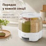 Поворотний органайзер для круп