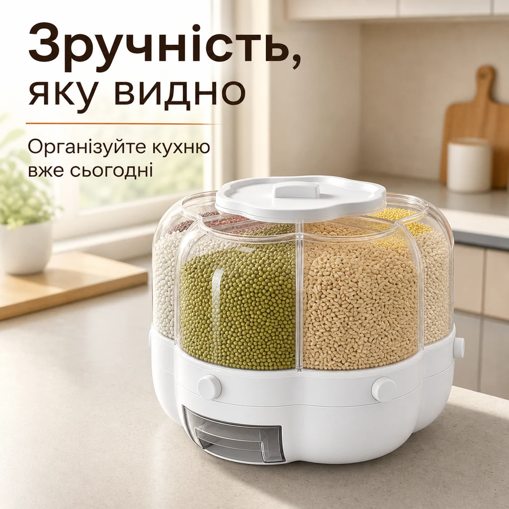 Поворотний органайзер для круп — зображення 6