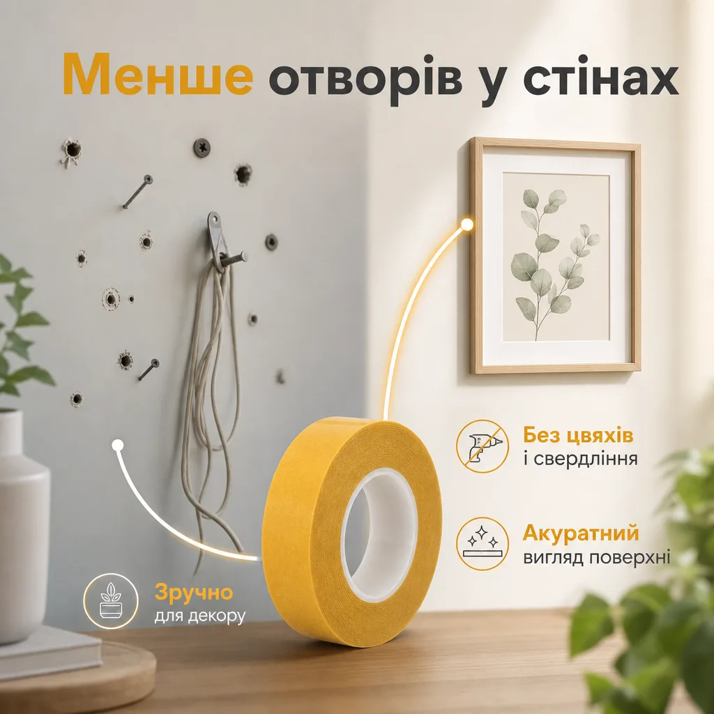 Монтажна стрічка для надійного кріплення — зображення 3